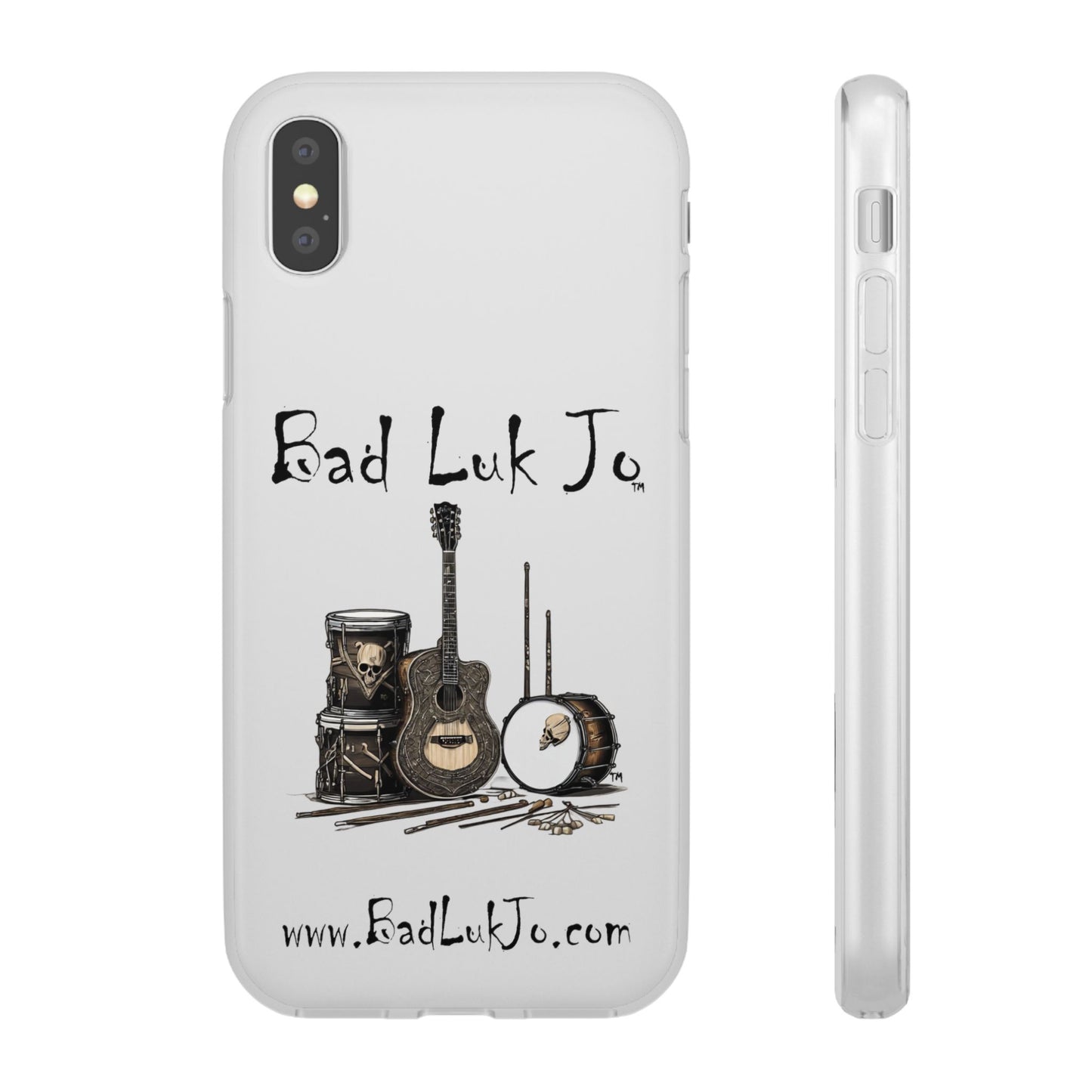 Bad Luk Jo iPhone Flexi Case - Perfect for Music Lovers! - FREE ECONOMY SHIPPING