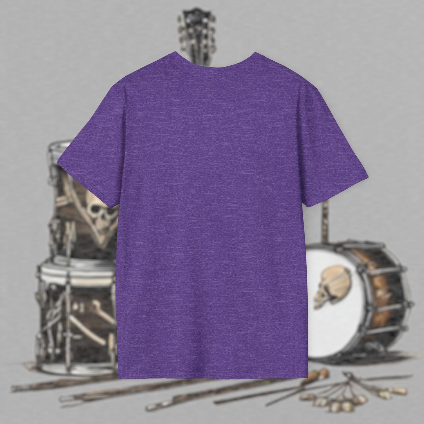 Bad Luk Jo "Guitar Man" T-Shirt - No Printing on Back - Unisex Softstyle T-Shirt - Perfect for Musicians and Music Lovers - FREE ECONOMY SHIPPING