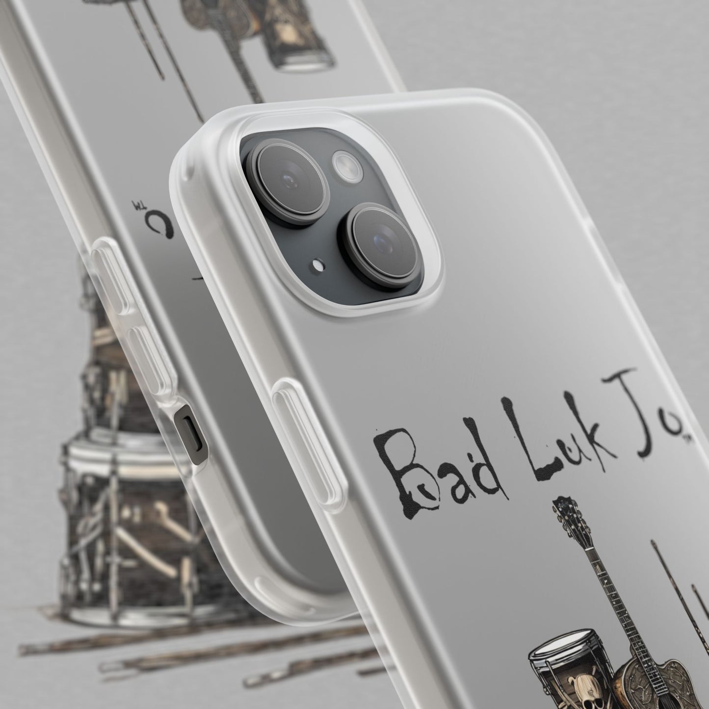 Bad Luk Jo iPhone Flexi Case - Perfect for Music Lovers! - FREE ECONOMY SHIPPING