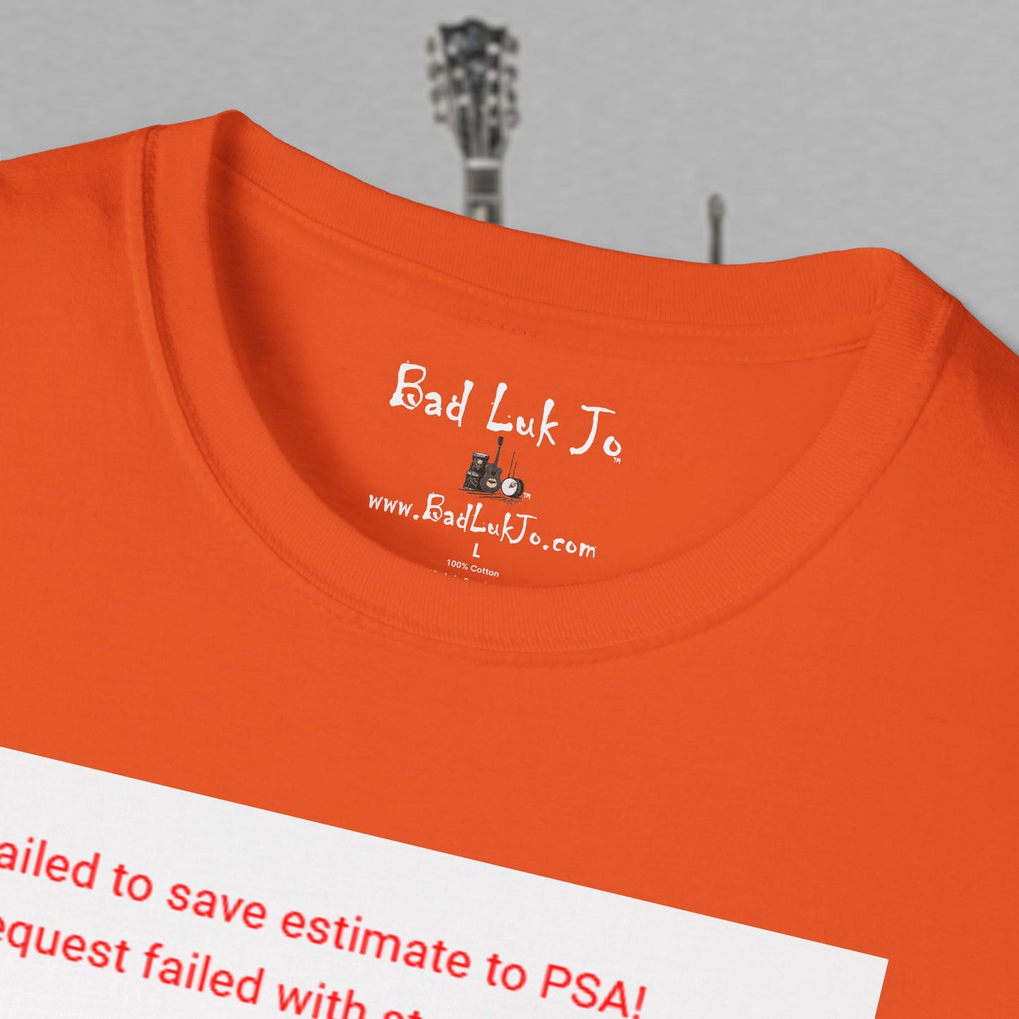 Bad Luk Jo "Request Failed 400 Error" Unisex Softstyle T-Shirt - FREE ECONOMY SHIPPING