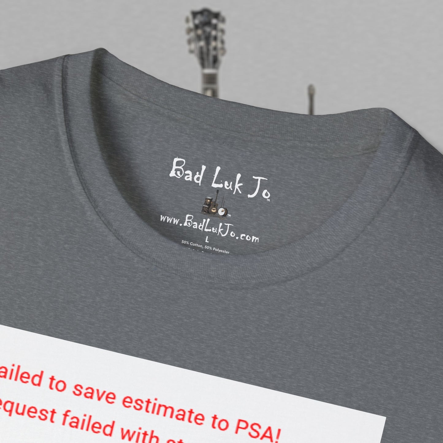 Bad Luk Jo "Request Failed 400 Error" Unisex Softstyle T-Shirt - FREE ECONOMY SHIPPING