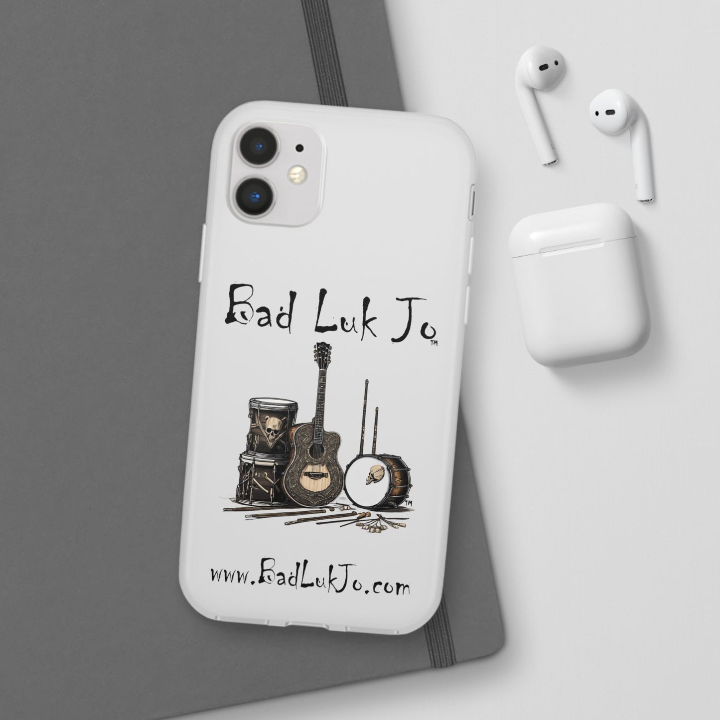 Bad Luk Jo iPhone Flexi Case - Perfect for Music Lovers! - FREE ECONOMY SHIPPING