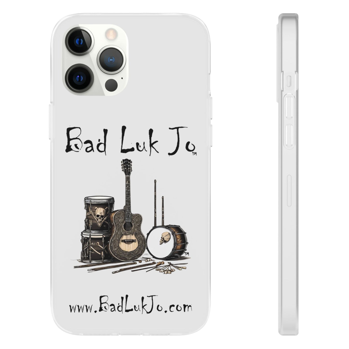 Bad Luk Jo iPhone Flexi Case - Perfect for Music Lovers! - FREE ECONOMY SHIPPING