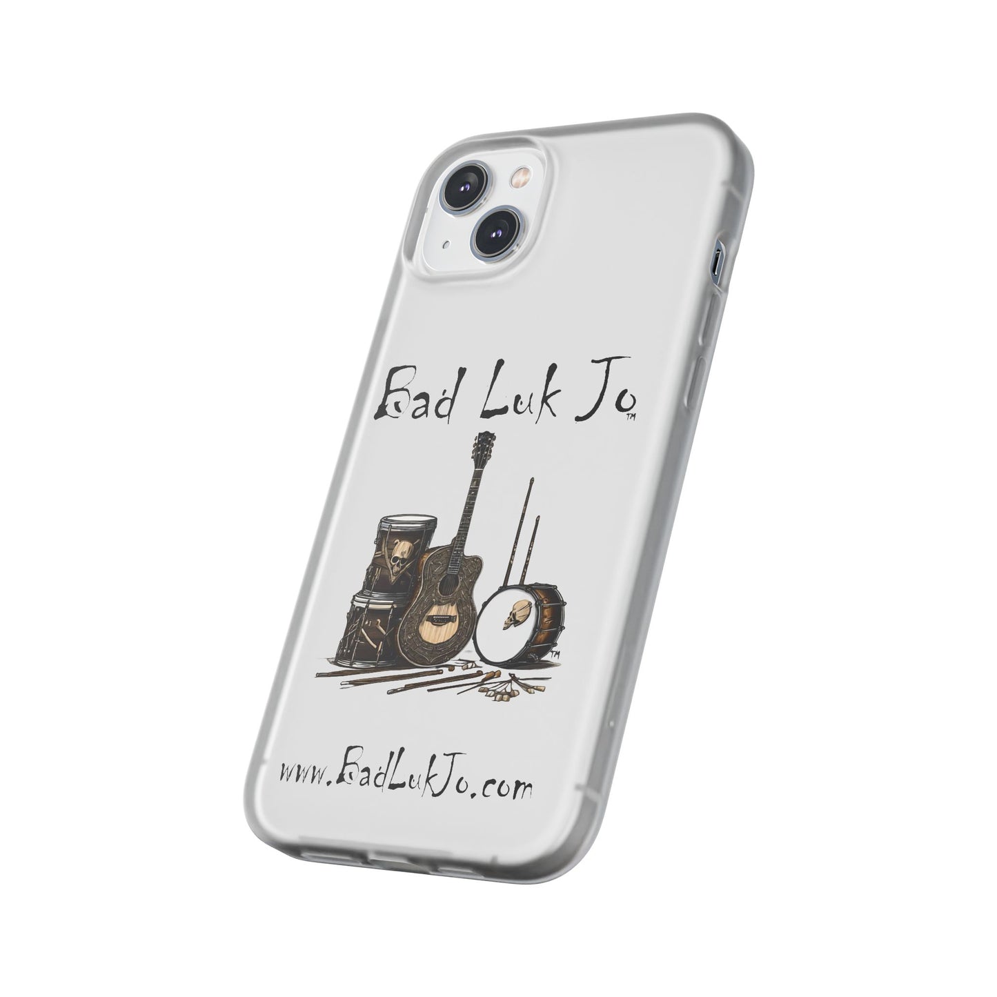 Bad Luk Jo iPhone Flexi Case - Perfect for Music Lovers! - FREE ECONOMY SHIPPING