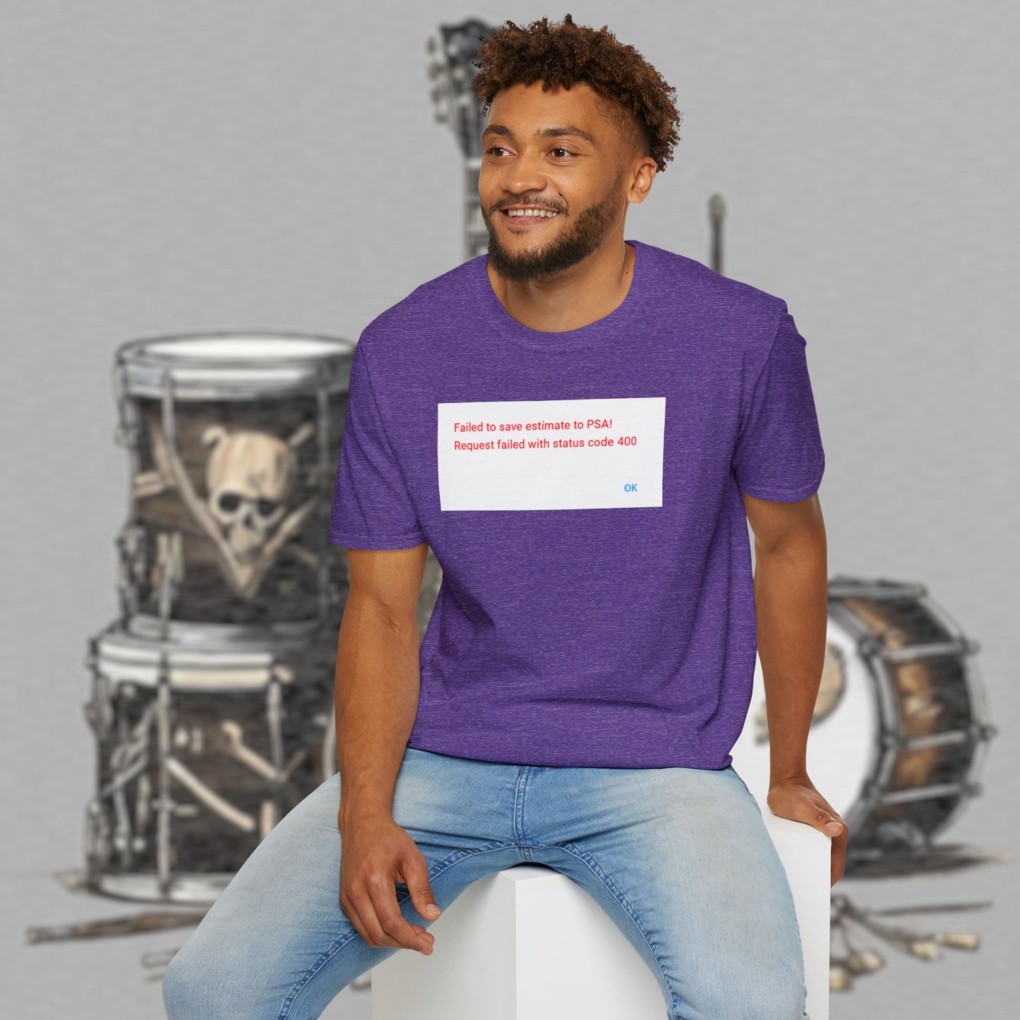 Bad Luk Jo "Request Failed 400 Error" Unisex Softstyle T-Shirt - FREE ECONOMY SHIPPING