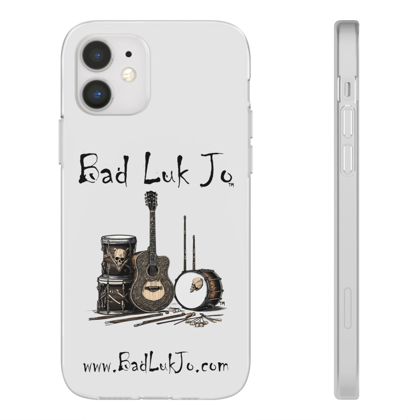 Bad Luk Jo iPhone Flexi Case - Perfect for Music Lovers! - FREE ECONOMY SHIPPING