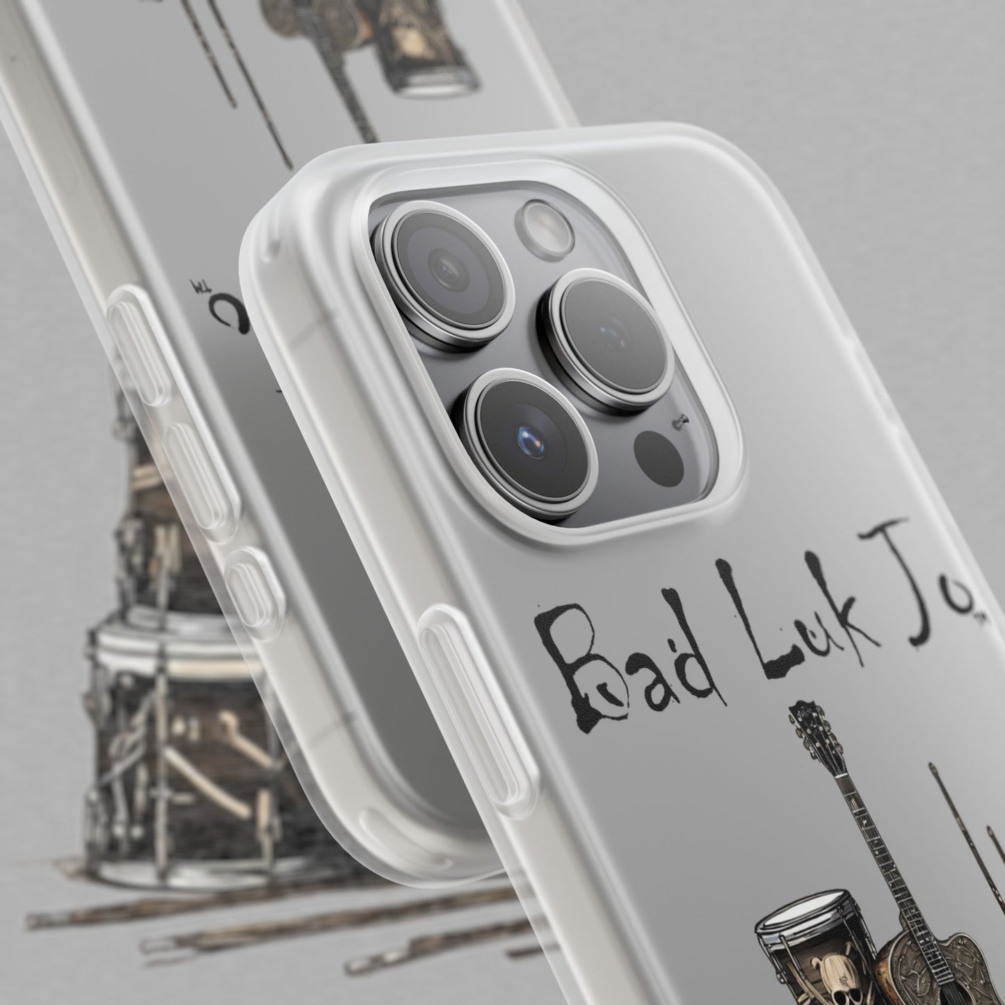 Bad Luk Jo iPhone Flexi Case - Perfect for Music Lovers! - FREE ECONOMY SHIPPING