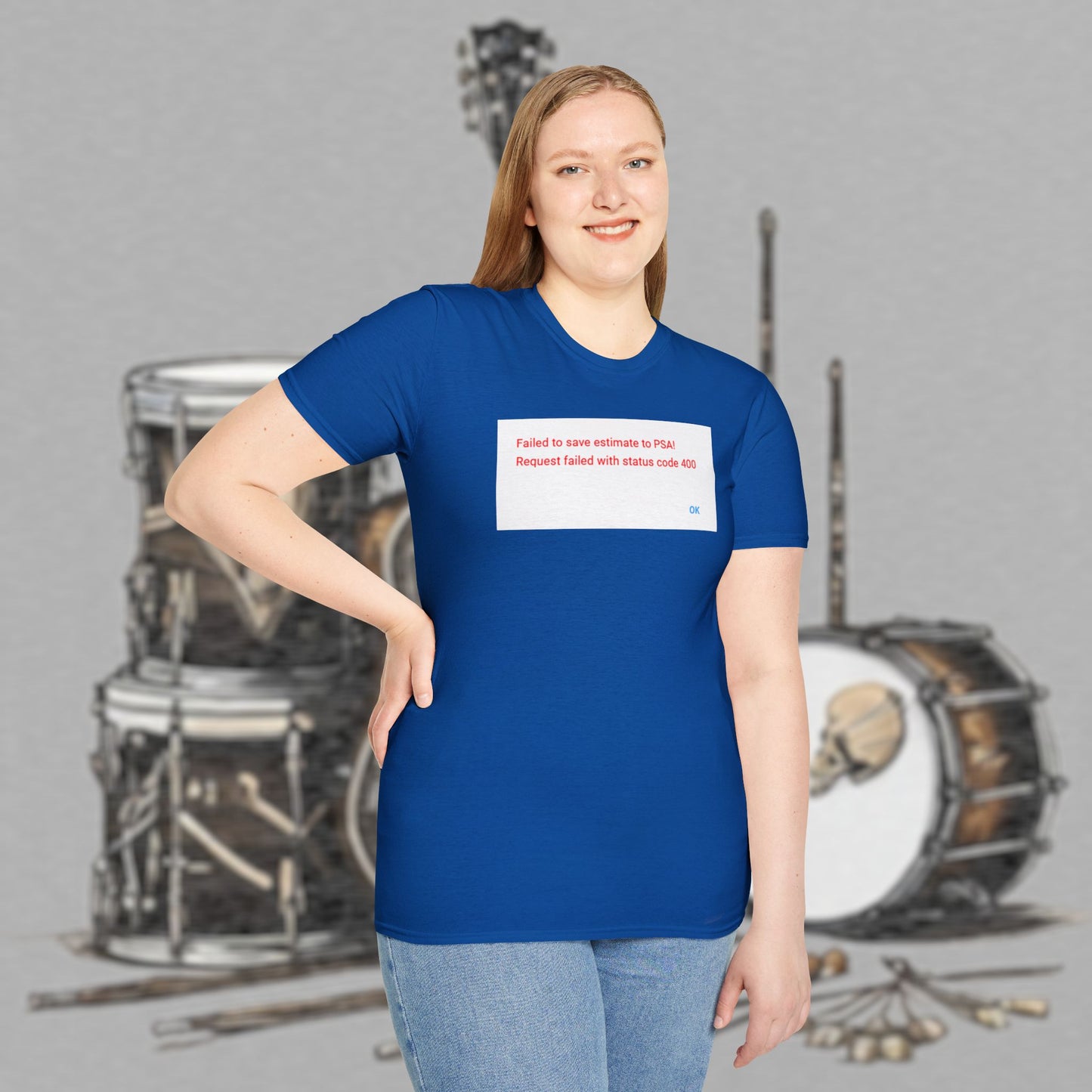 Bad Luk Jo "Request Failed 400 Error" Unisex Softstyle T-Shirt - FREE ECONOMY SHIPPING