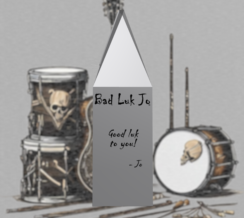 Bad Luk Jo Light-Medium Roast Whole Bean Coffee - There's Good Luk in Every Cup - 12oz. - FREE STANDARD SHIPPING