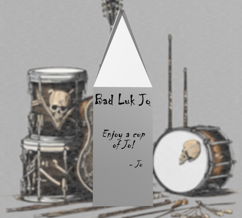 Bad Luk Jo Light Roast Whole Bean Coffee - There's Good Luk in Every Cup - 12oz. - FREE STANDARD SHIPPING