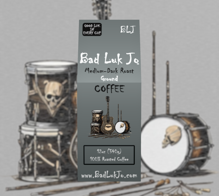 Bad Luk Jo Ground Coffee Bundle - There's Good Luk in Every Cup - FREE STANDARD SHIPPING