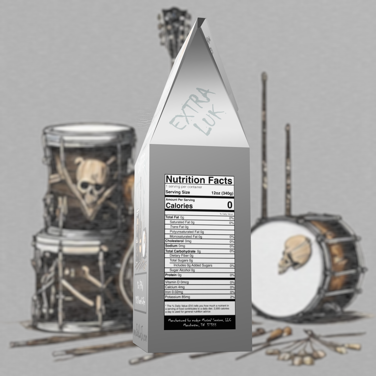 Bad Luk Jo * SPECIAL * Medium Roast Ground Coffee - There's EXTRA LUK in Every Cup - 12oz. - FREE STANDARD SHIPPING