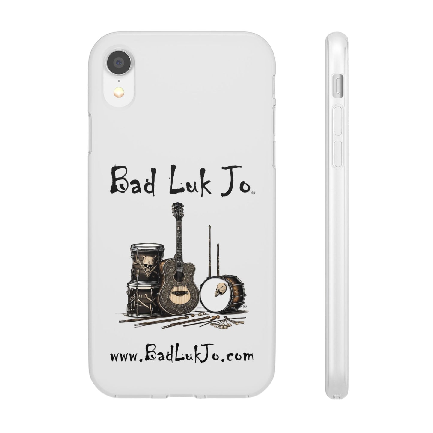 Bad Luk Jo iPhone Flexi Case - Perfect for Music Lovers! - FREE ECONOMY SHIPPING