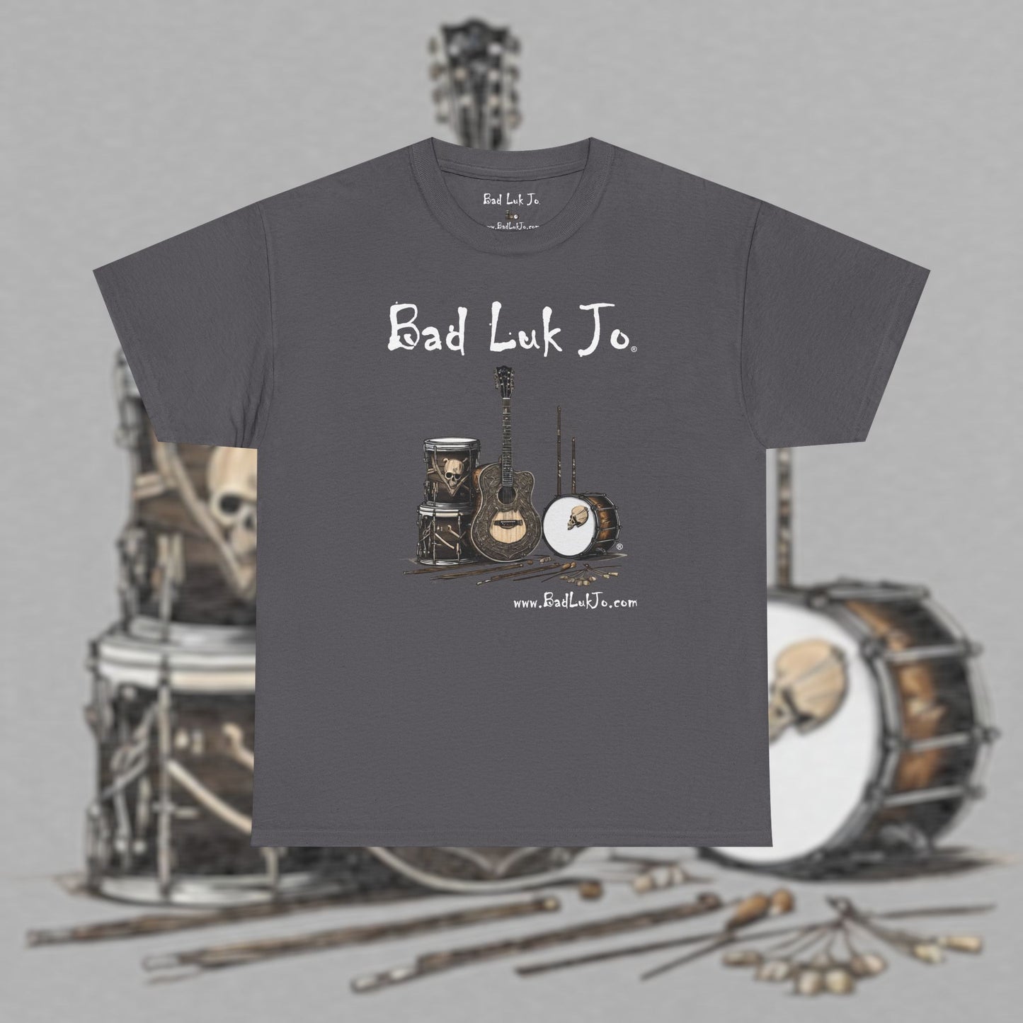 Bad Luk Jo Unisex Heavy Cotton Tee - Perfect Gift for Music Lovers - FREE ECONOMY SHIPPING