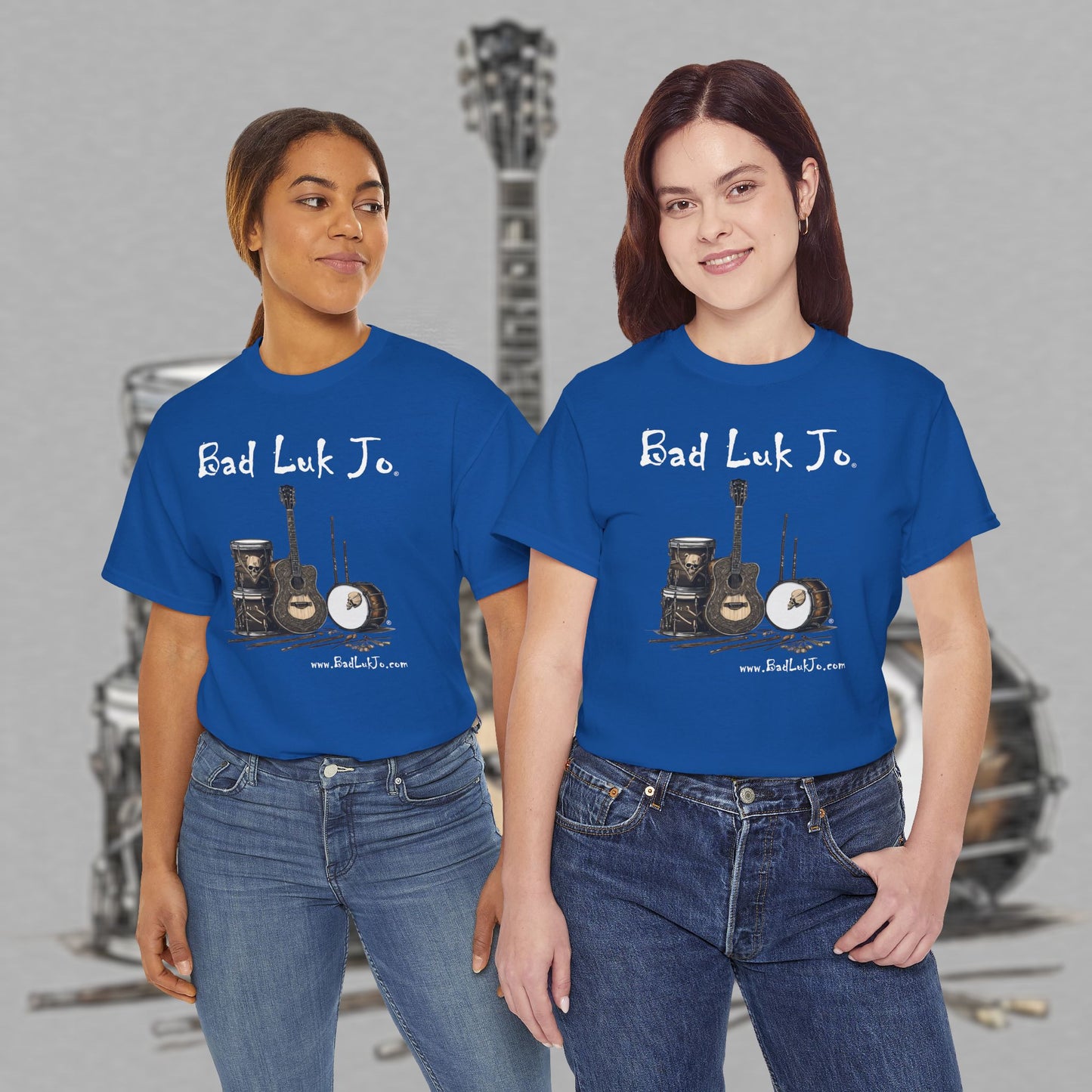 Bad Luk Jo Unisex Heavy Cotton Tee - Perfect Gift for Music Lovers - FREE ECONOMY SHIPPING