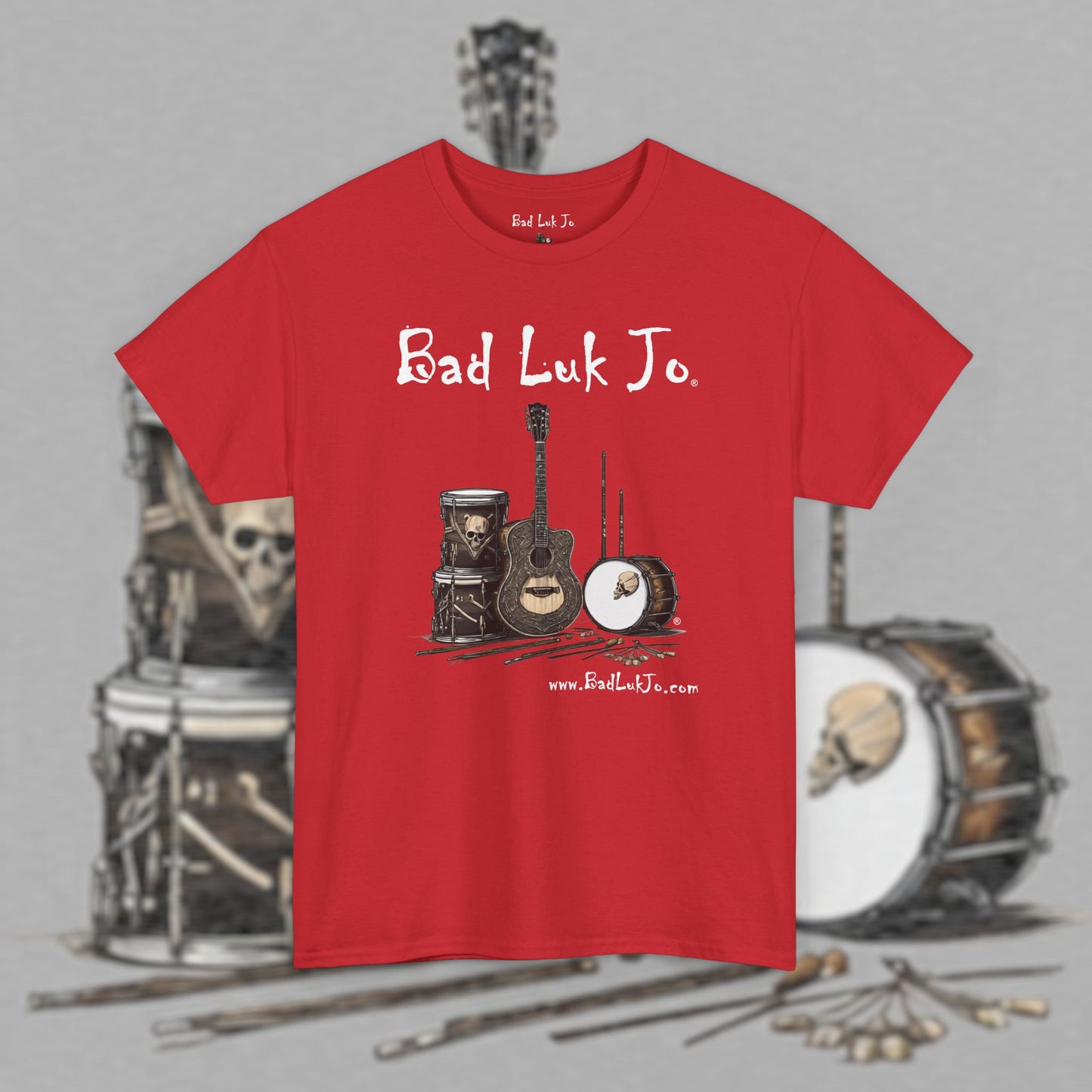 Bad Luk Jo Unisex Heavy Cotton Tee - Perfect Gift for Music Lovers - FREE ECONOMY SHIPPING