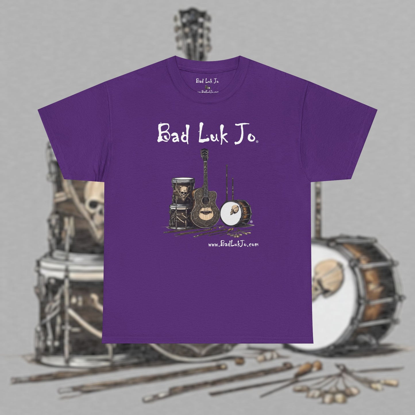 Bad Luk Jo Unisex Heavy Cotton Tee - Perfect Gift for Music Lovers - FREE ECONOMY SHIPPING