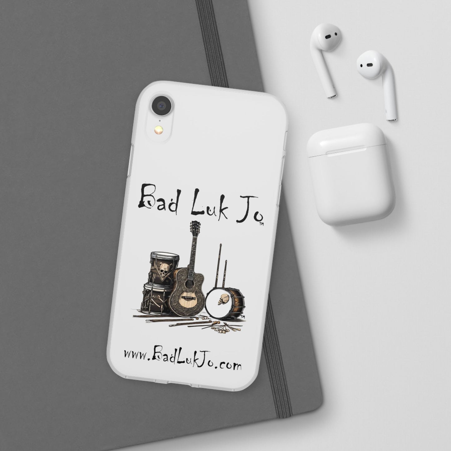 Bad Luk Jo iPhone Flexi Case - Perfect for Music Lovers! - FREE ECONOMY SHIPPING