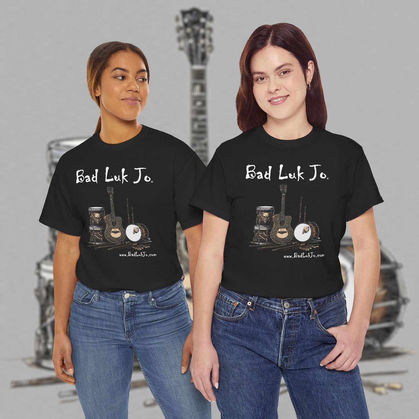 Bad Luk Jo Unisex Heavy Cotton Tee - Perfect Gift for Music Lovers - FREE ECONOMY SHIPPING