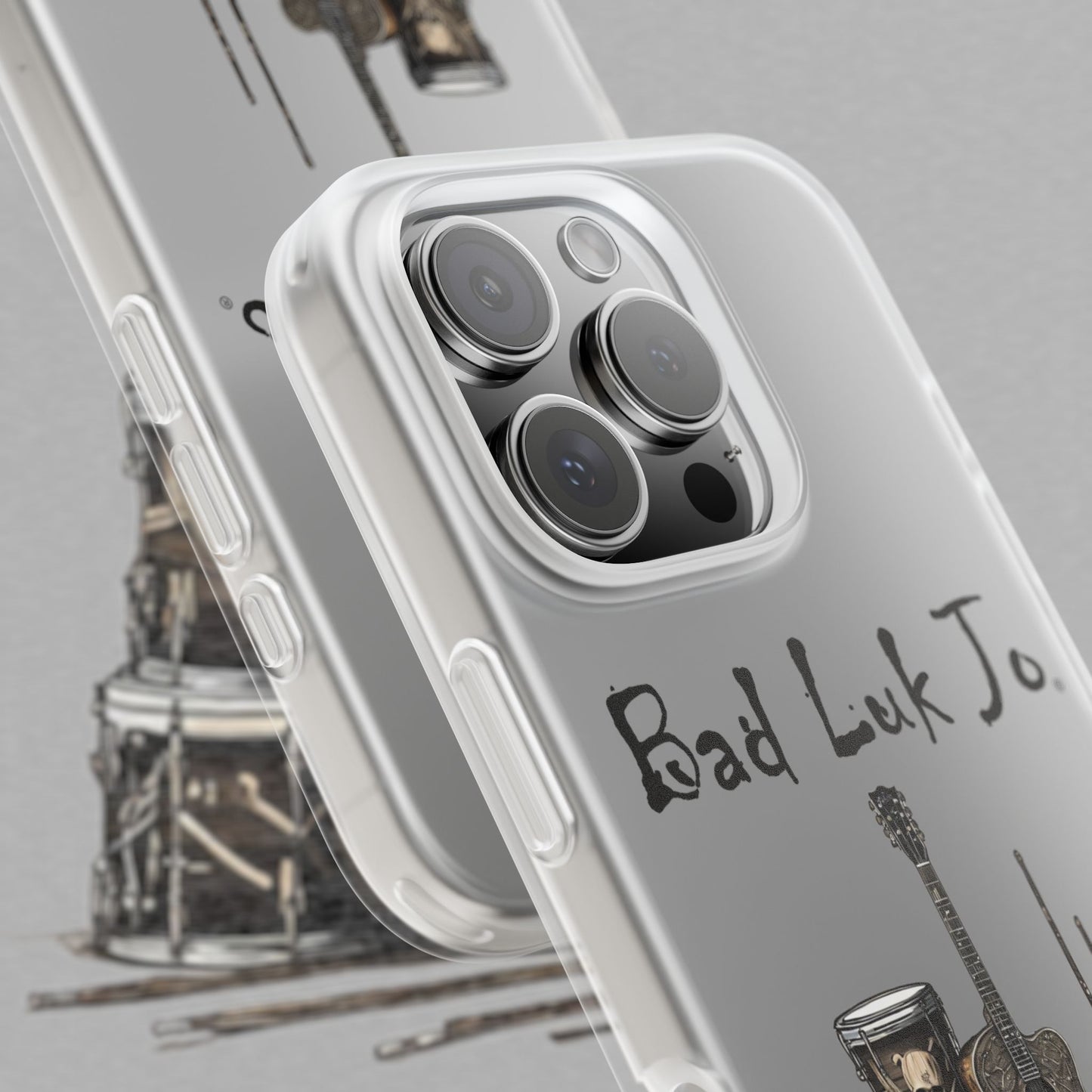 Bad Luk Jo iPhone Flexi Case - Perfect for Music Lovers! - FREE ECONOMY SHIPPING