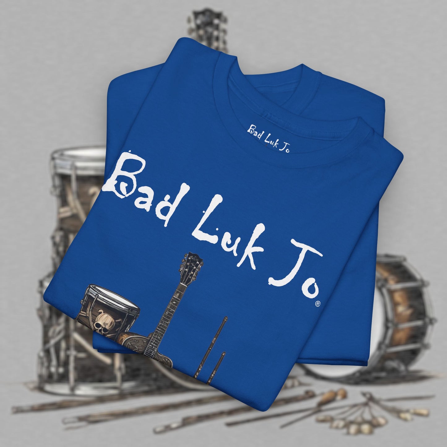Bad Luk Jo Unisex Heavy Cotton Tee - Perfect Gift for Music Lovers - FREE ECONOMY SHIPPING