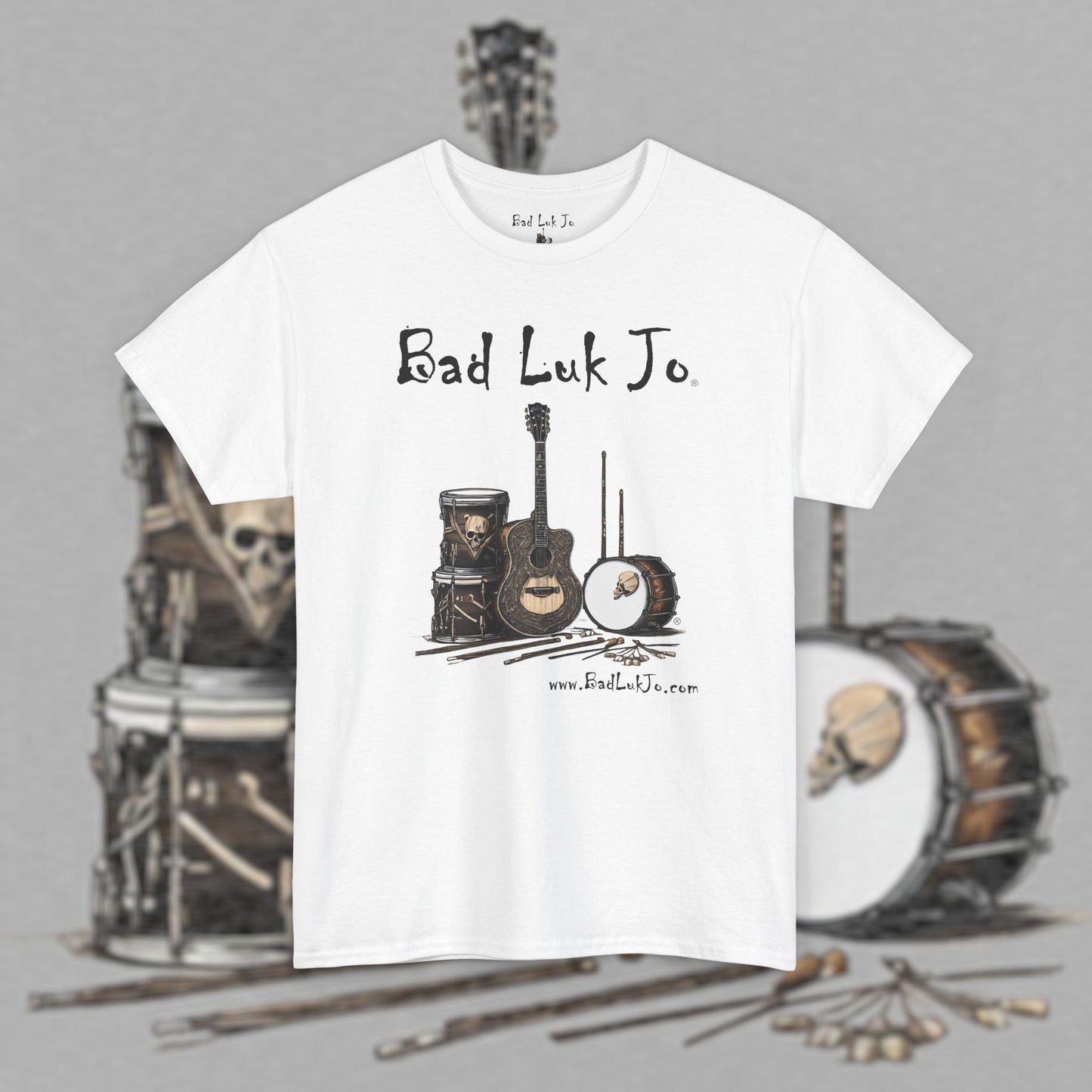 Bad Luk Jo Unisex Heavy Cotton Tee - Perfect Gift for Music Lovers - FREE ECONOMY SHIPPING