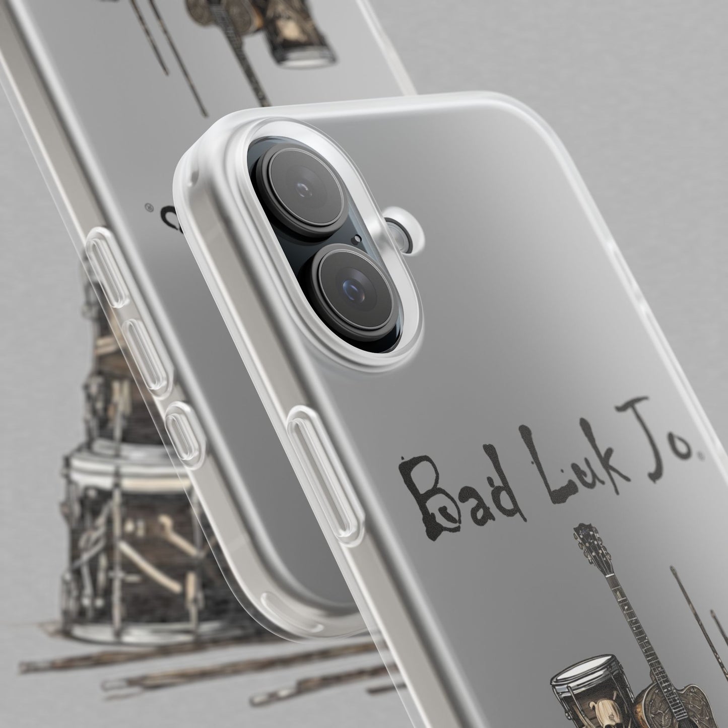 Bad Luk Jo iPhone Flexi Case - Perfect for Music Lovers! - FREE ECONOMY SHIPPING