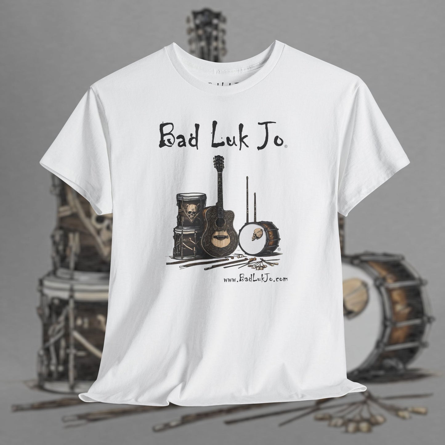Bad Luk Jo Unisex Heavy Cotton Tee - Perfect Gift for Music Lovers - FREE ECONOMY SHIPPING