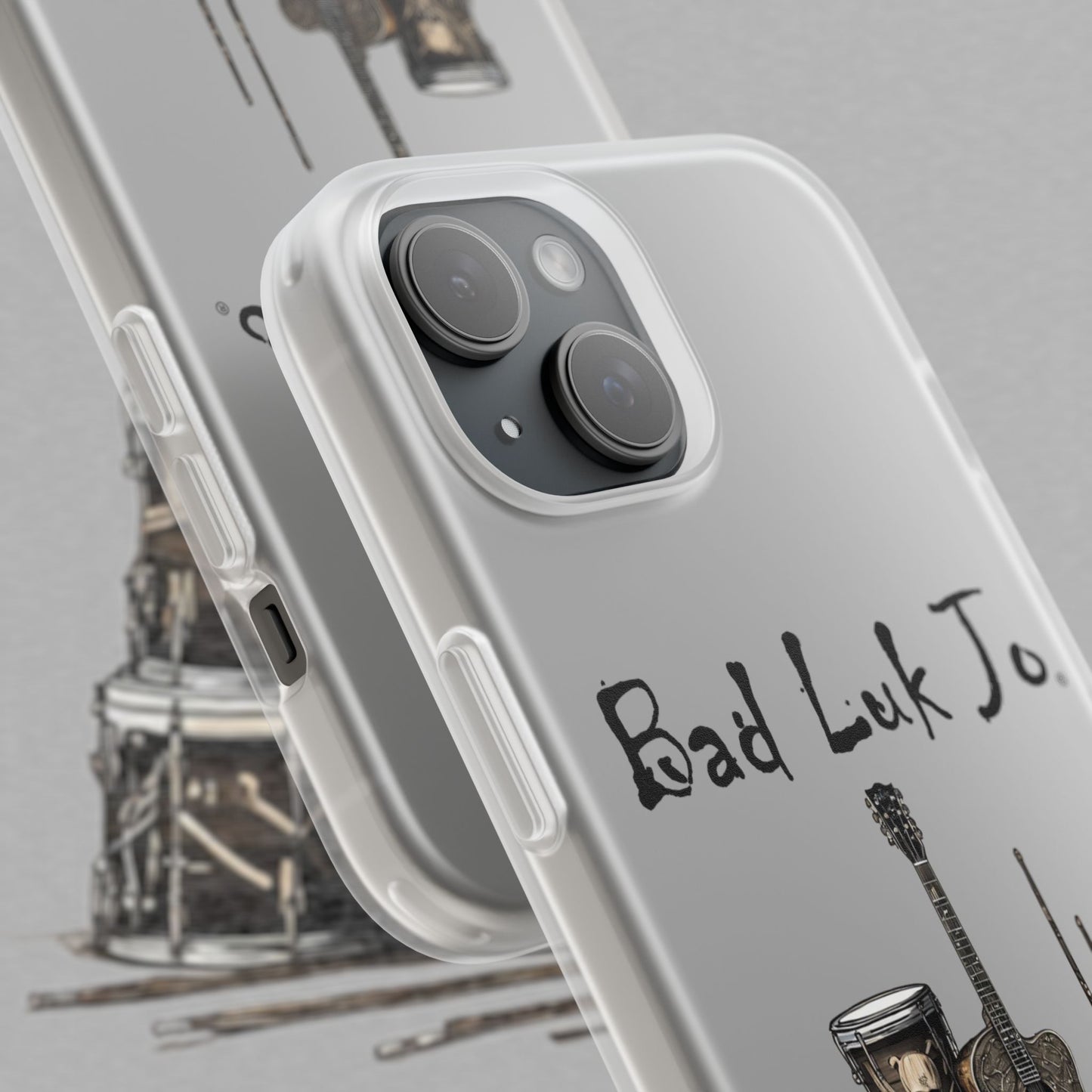 Bad Luk Jo iPhone Flexi Case - Perfect for Music Lovers! - FREE ECONOMY SHIPPING