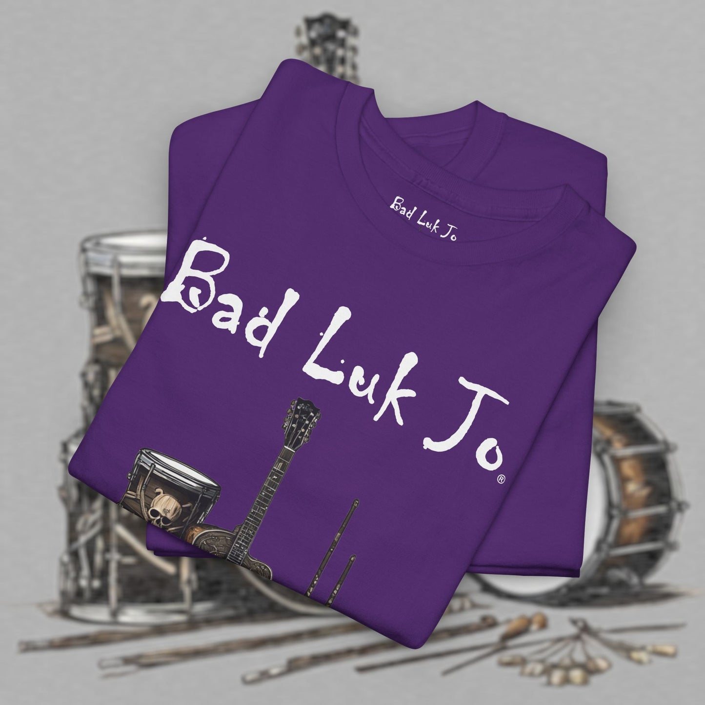 Bad Luk Jo Unisex Heavy Cotton Tee - Perfect Gift for Music Lovers - FREE ECONOMY SHIPPING