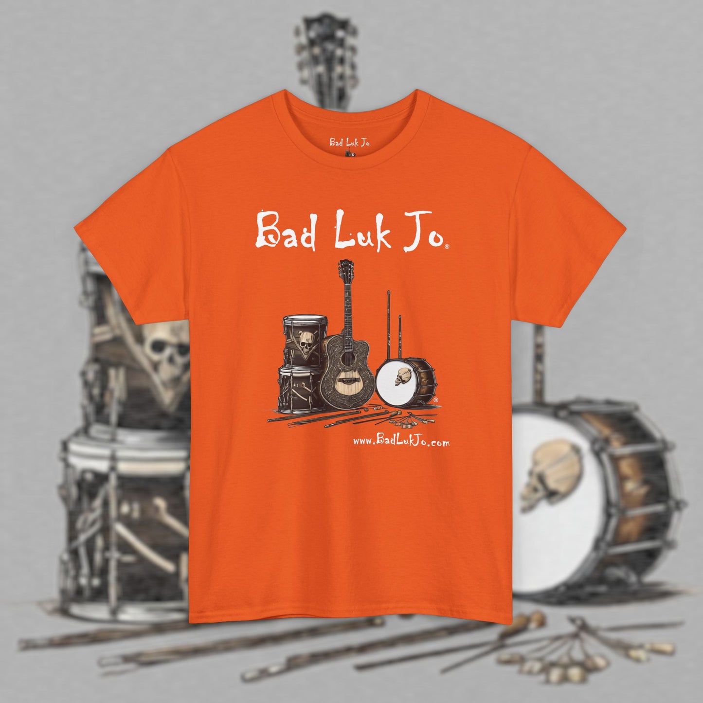 Bad Luk Jo Unisex Heavy Cotton Tee - Perfect Gift for Music Lovers - FREE ECONOMY SHIPPING