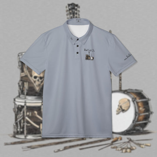 Bad Luk Jo Engineers’ Comfort Unisex Polo Shirt - Stylish Workwear / Golf Shirt - Light Grey - FREE ECONOMY SHIPPING