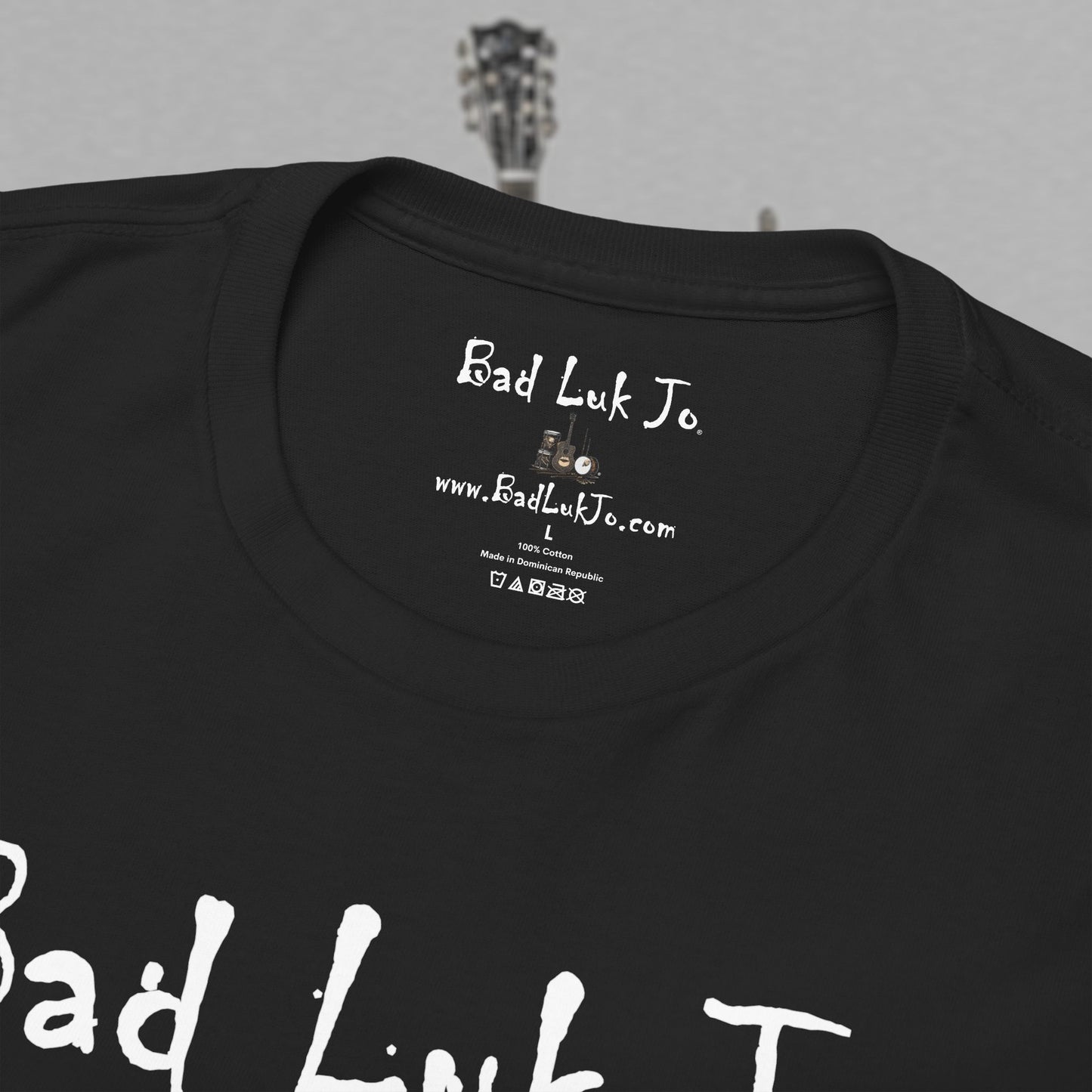 Bad Luk Jo Unisex Heavy Cotton Tee - "There's Good Luk in Every Cup" - Perfect Gift for Coffee Lovers - FREE ECONOMY SHIPPING