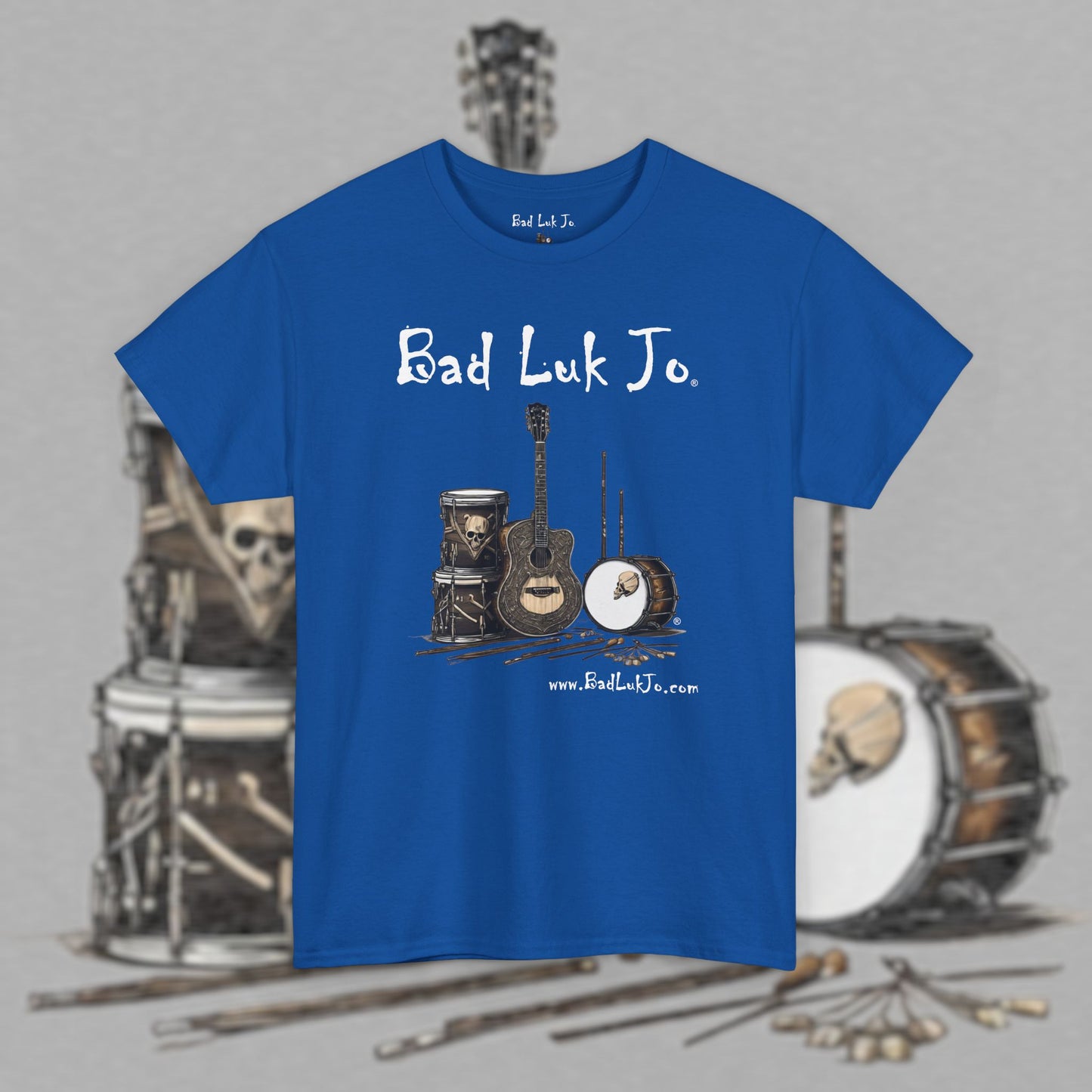 Bad Luk Jo Unisex Heavy Cotton Tee - Perfect Gift for Music Lovers - FREE ECONOMY SHIPPING