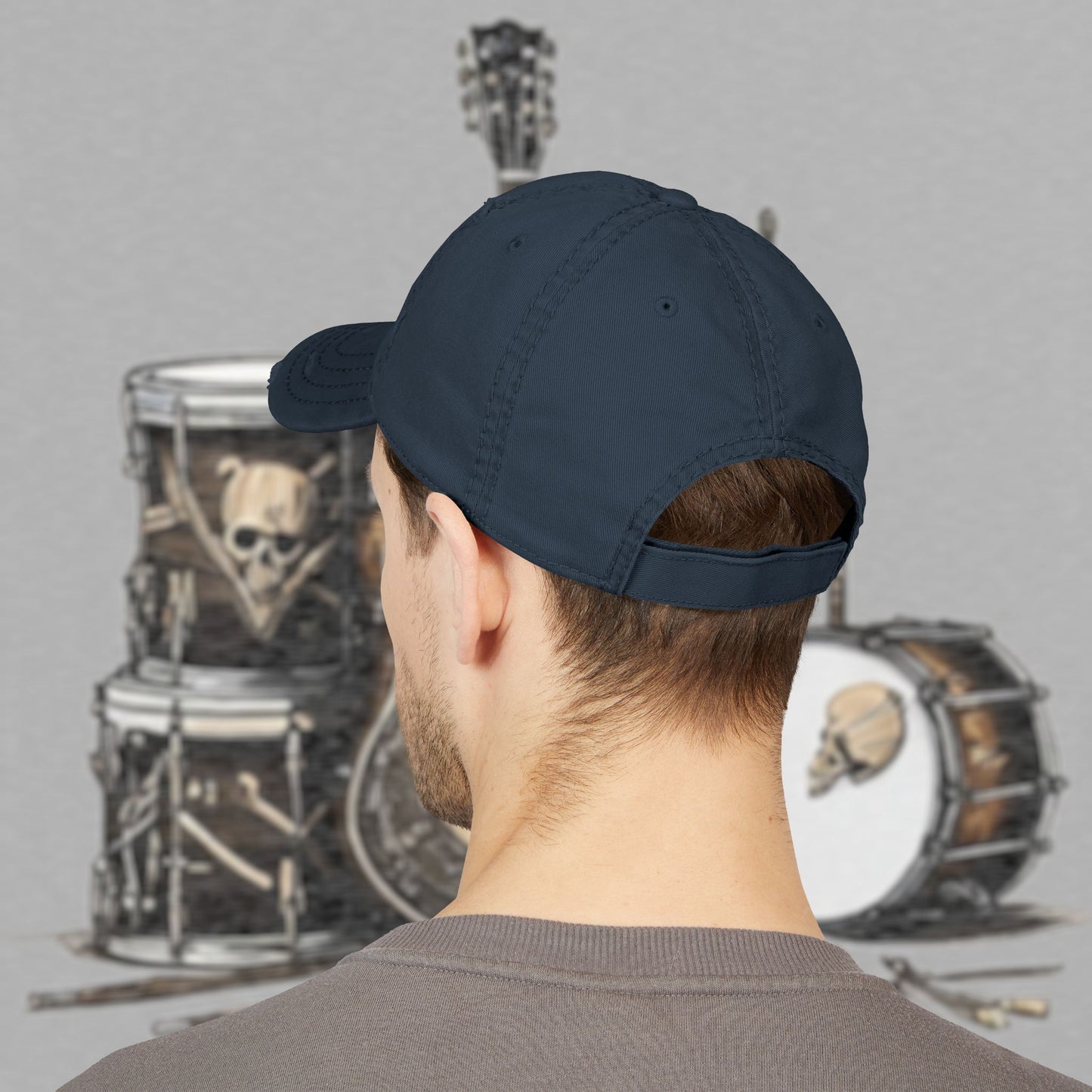 Bad Luk Jo Embroidered Distressed Hat / Cap - FREE ECONOMY SHIPPING