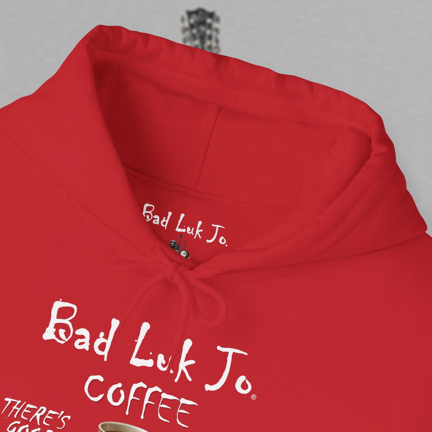 Bad Luk Jo Coffee Hoodie — Coffee Cup Sweatshirt - FREE ECONOMY SHIPPING