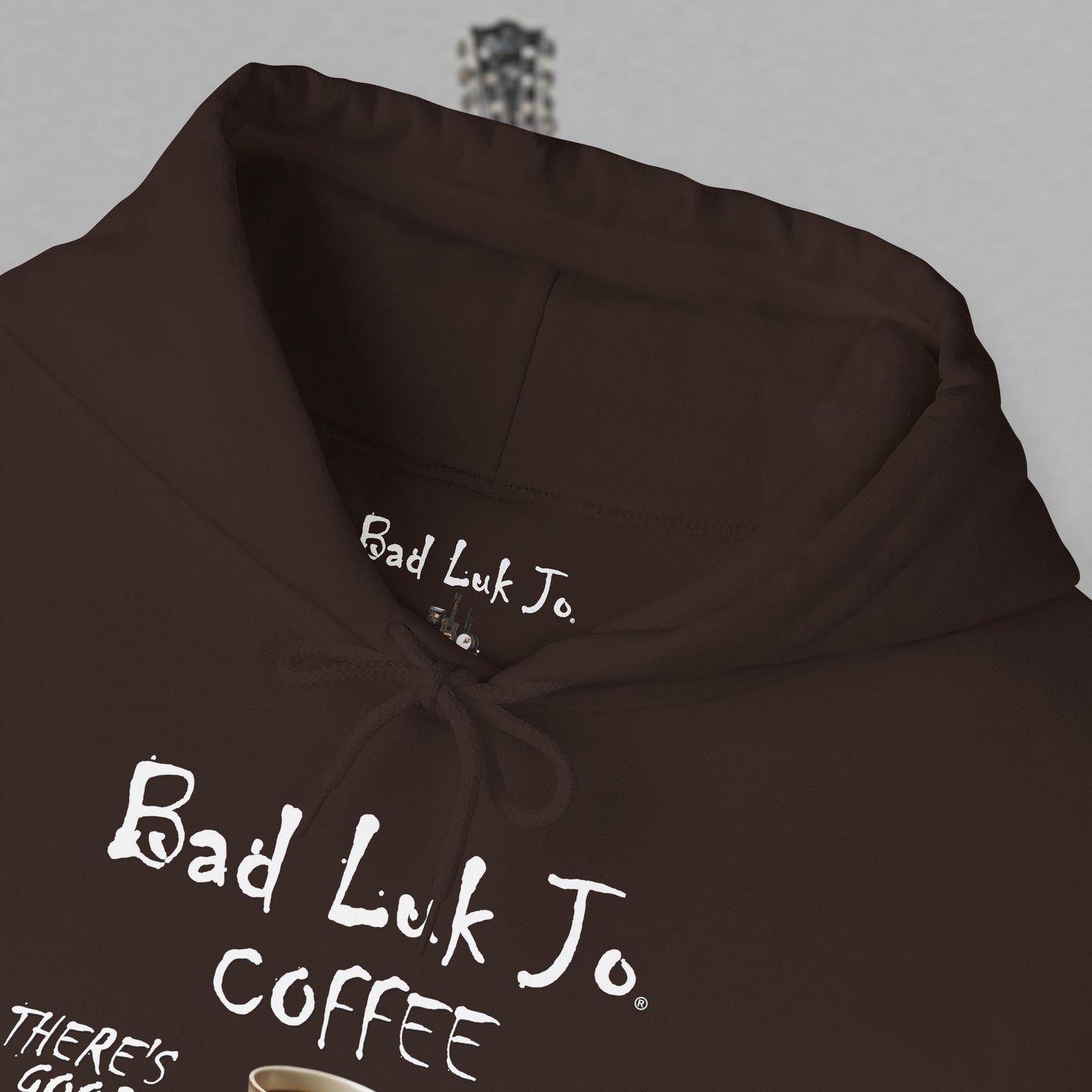 Bad Luk Jo Coffee Hoodie — Coffee Cup Sweatshirt - FREE ECONOMY SHIPPING