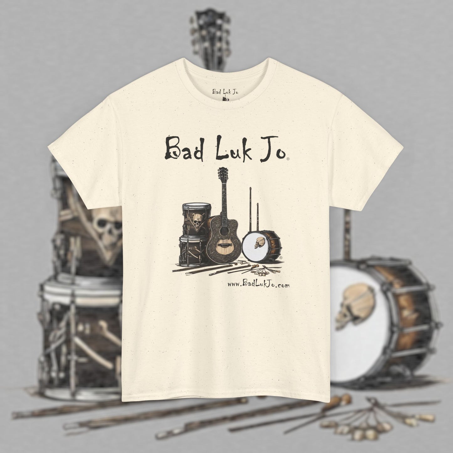 Bad Luk Jo Unisex Heavy Cotton Tee - Perfect Gift for Music Lovers - FREE ECONOMY SHIPPING