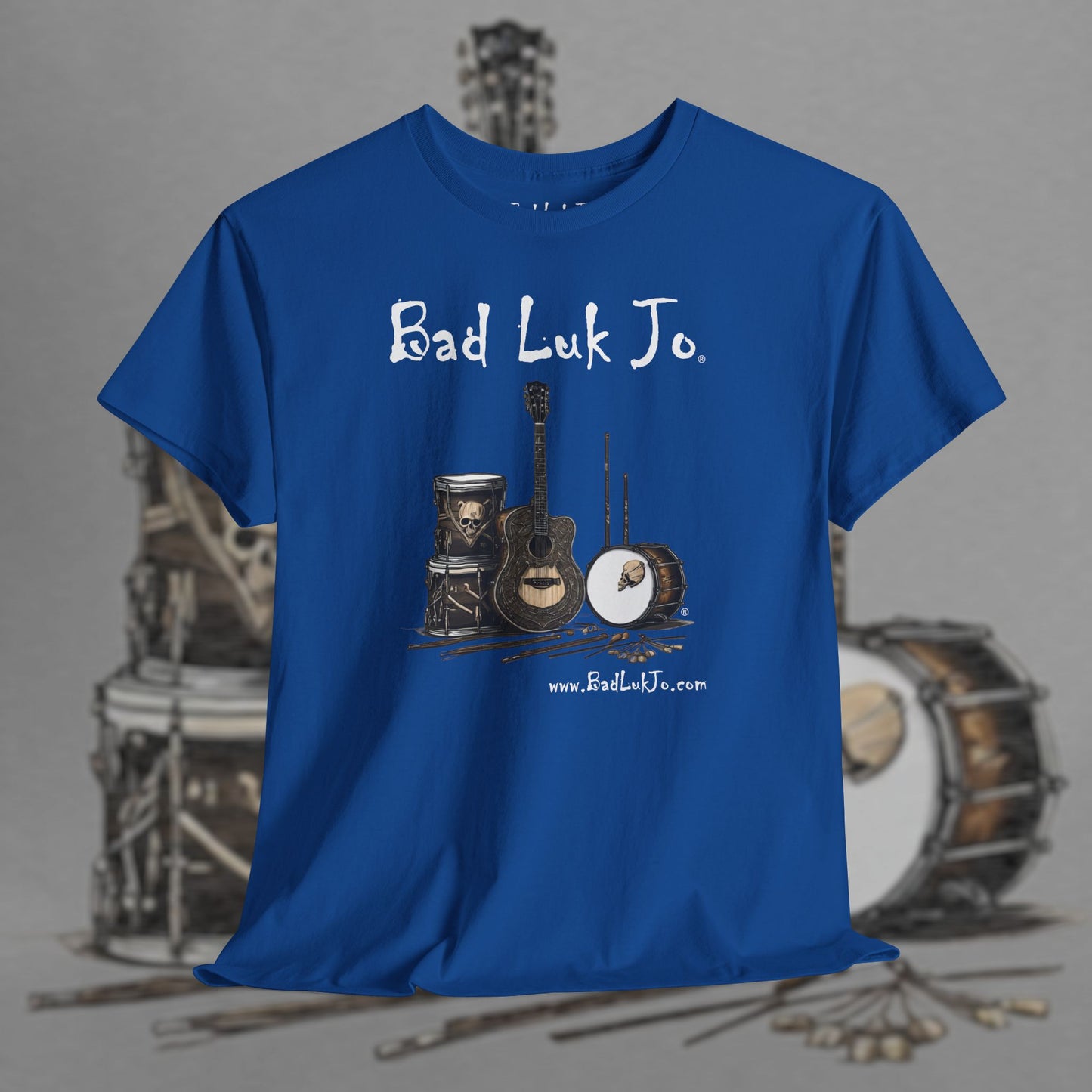Bad Luk Jo Unisex Heavy Cotton Tee - Perfect Gift for Music Lovers - FREE ECONOMY SHIPPING