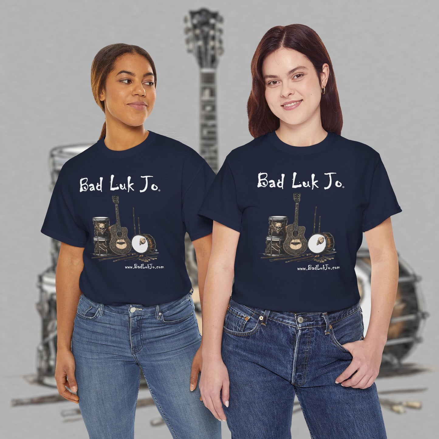 Bad Luk Jo Unisex Heavy Cotton Tee - Perfect Gift for Music Lovers - FREE ECONOMY SHIPPING