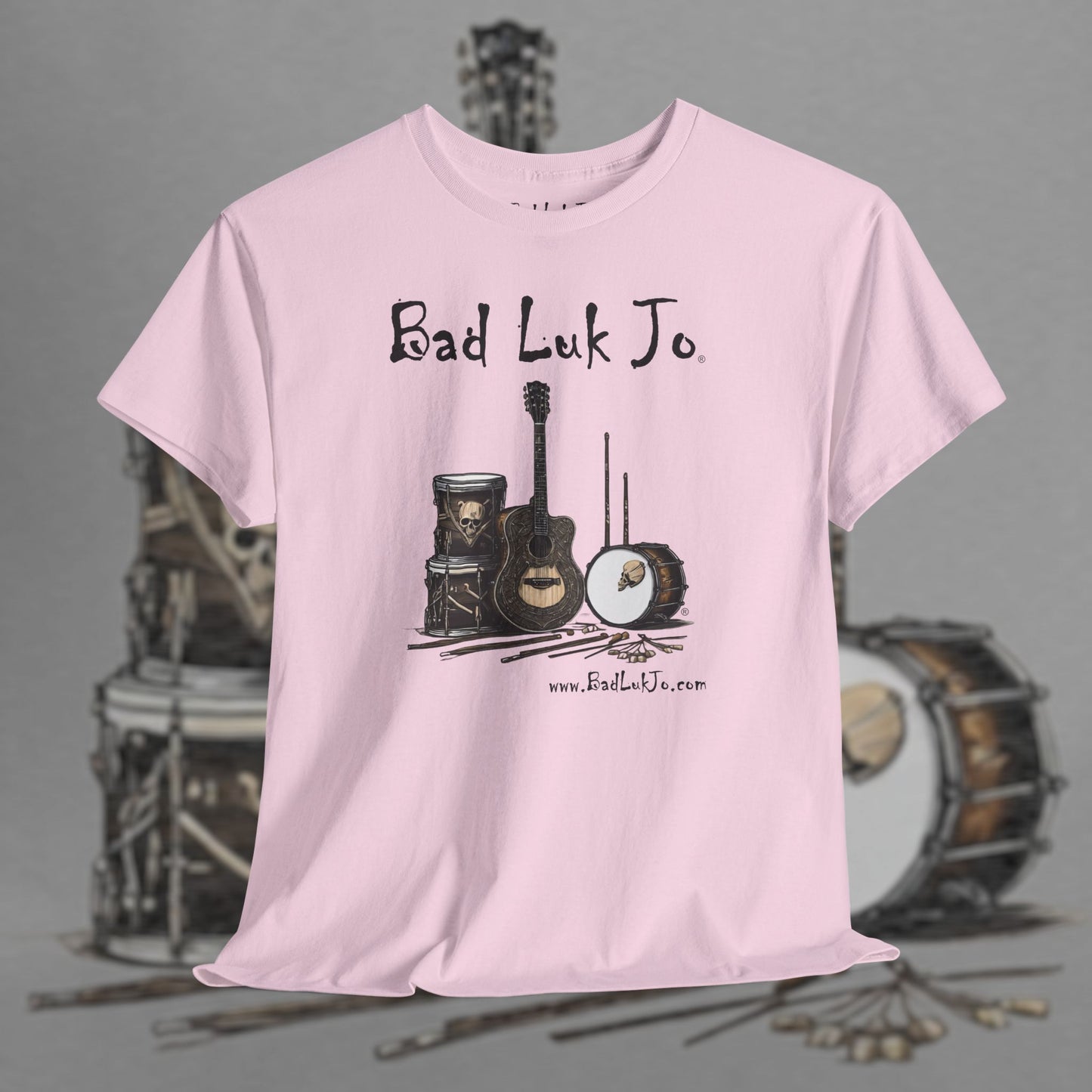 Bad Luk Jo Unisex Heavy Cotton Tee - Perfect Gift for Music Lovers - FREE ECONOMY SHIPPING
