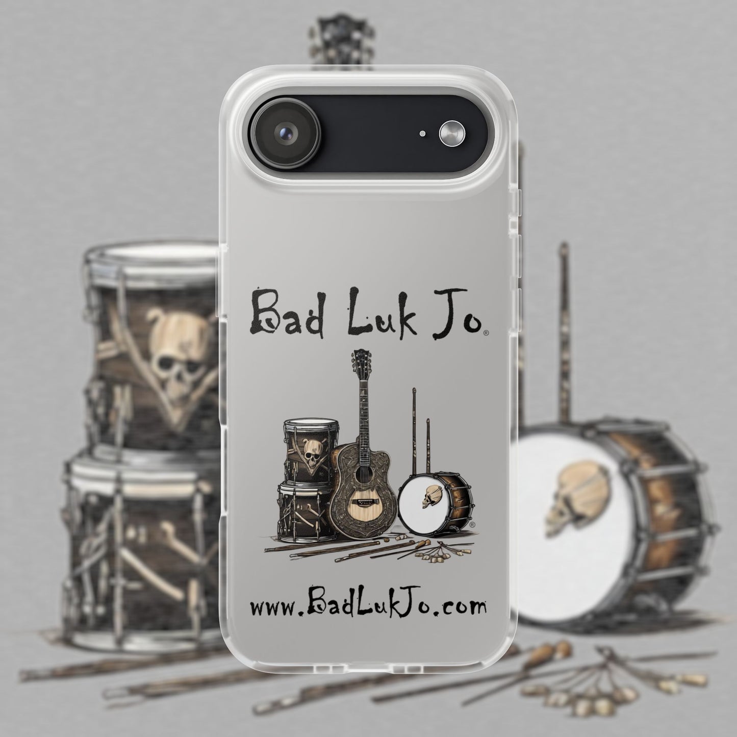 Bad Luk Jo iPhone Flexi Case - Perfect for Music Lovers! - FREE ECONOMY SHIPPING