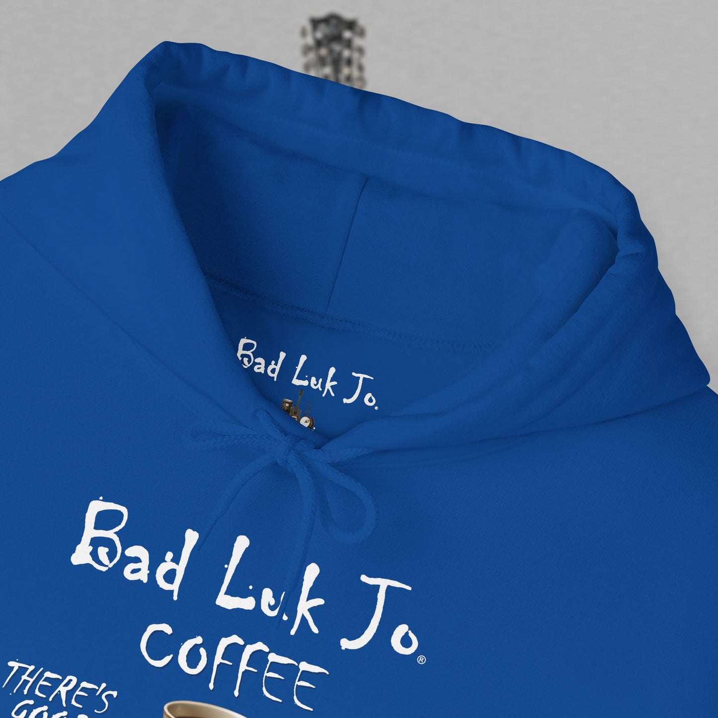Bad Luk Jo Coffee Hoodie — Coffee Cup Sweatshirt - FREE ECONOMY SHIPPING