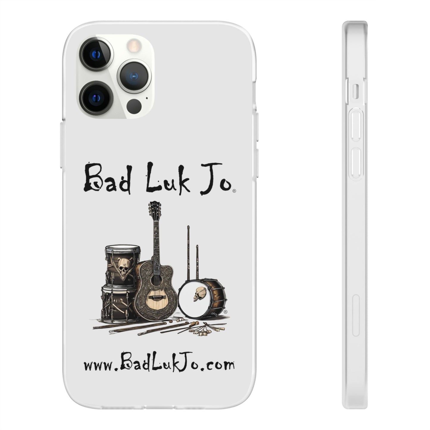 Bad Luk Jo iPhone Flexi Case - Perfect for Music Lovers! - FREE ECONOMY SHIPPING