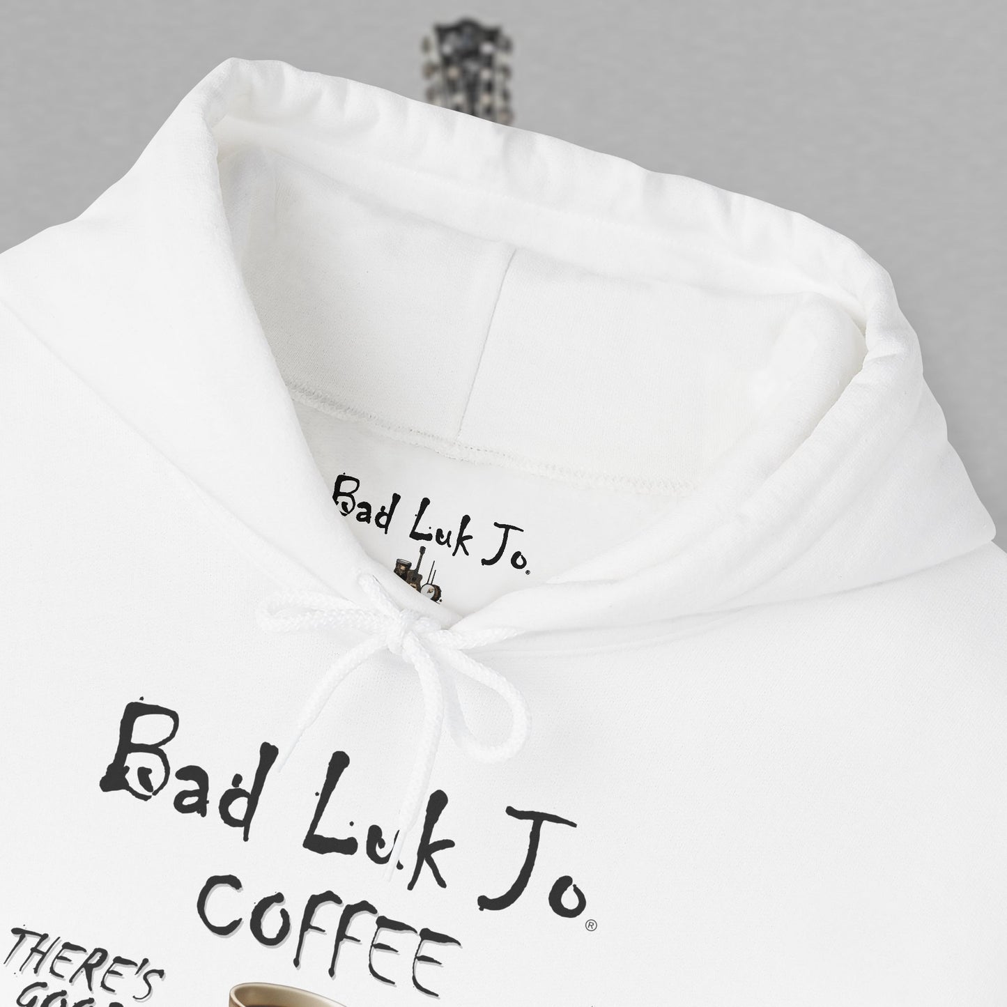 Bad Luk Jo Coffee Hoodie — Coffee Cup Sweatshirt - FREE ECONOMY SHIPPING