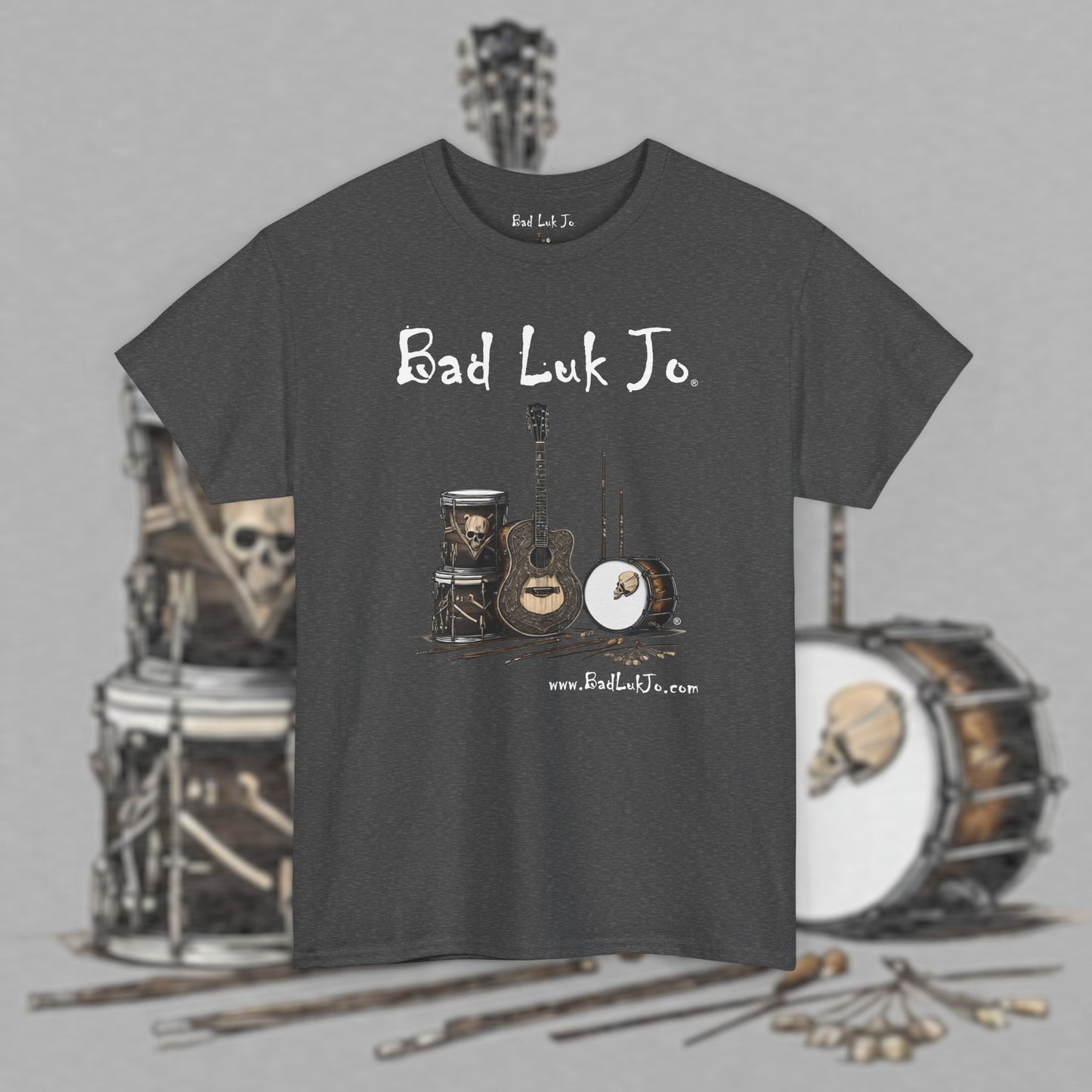 Bad Luk Jo Unisex Heavy Cotton Tee - Perfect Gift for Music Lovers - FREE ECONOMY SHIPPING