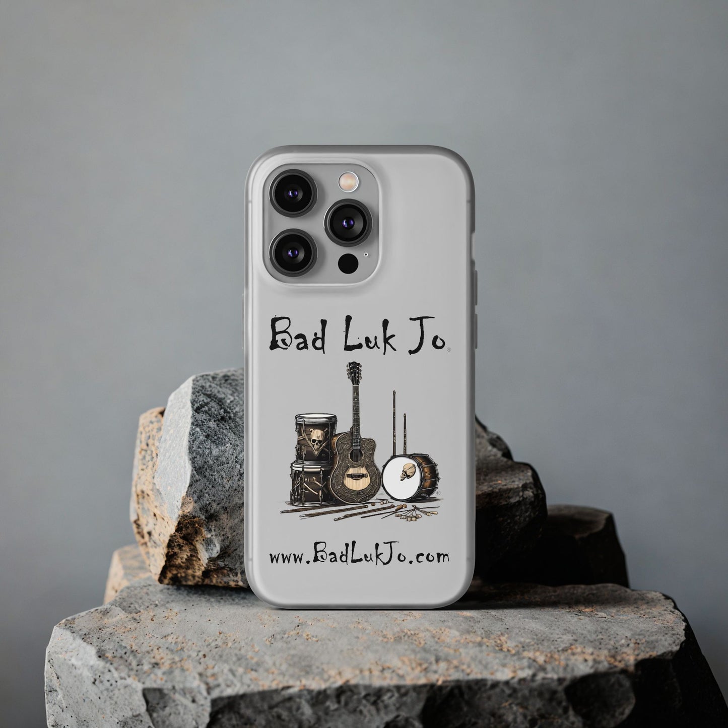 Bad Luk Jo iPhone Flexi Case - Perfect for Music Lovers! - FREE ECONOMY SHIPPING