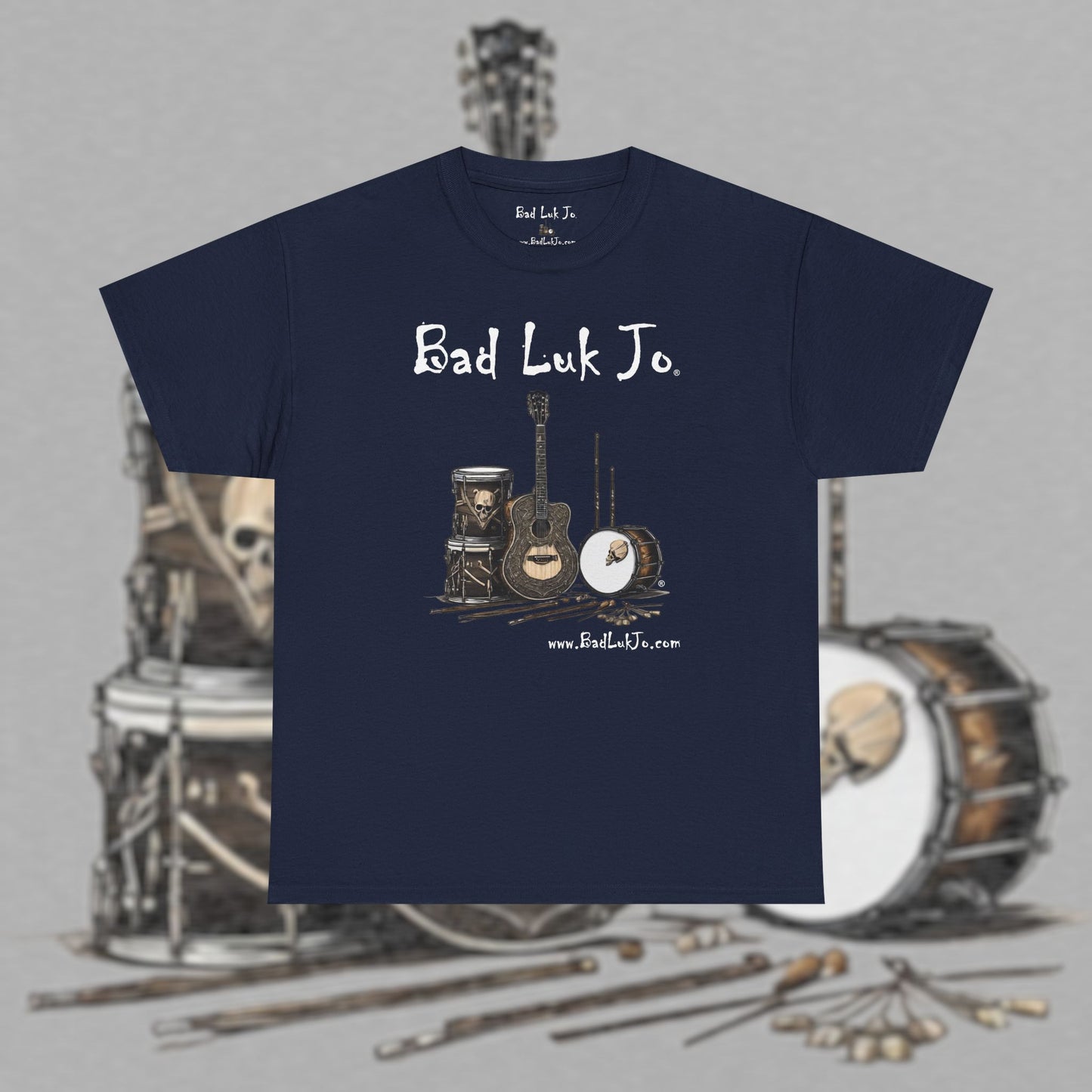 Bad Luk Jo Unisex Heavy Cotton Tee - Perfect Gift for Music Lovers - FREE ECONOMY SHIPPING