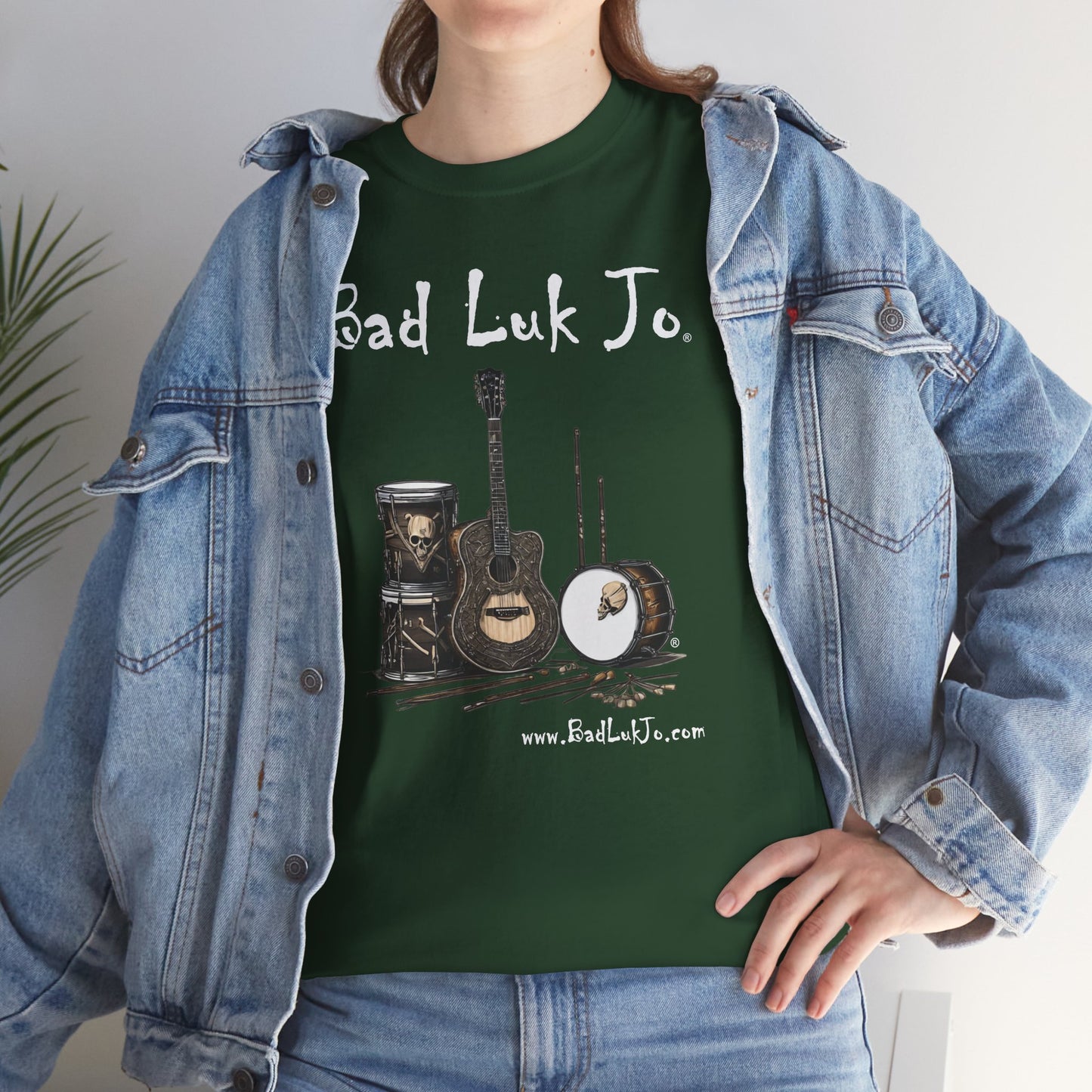Bad Luk Jo Unisex Heavy Cotton Tee - Perfect Gift for Music Lovers - FREE ECONOMY SHIPPING