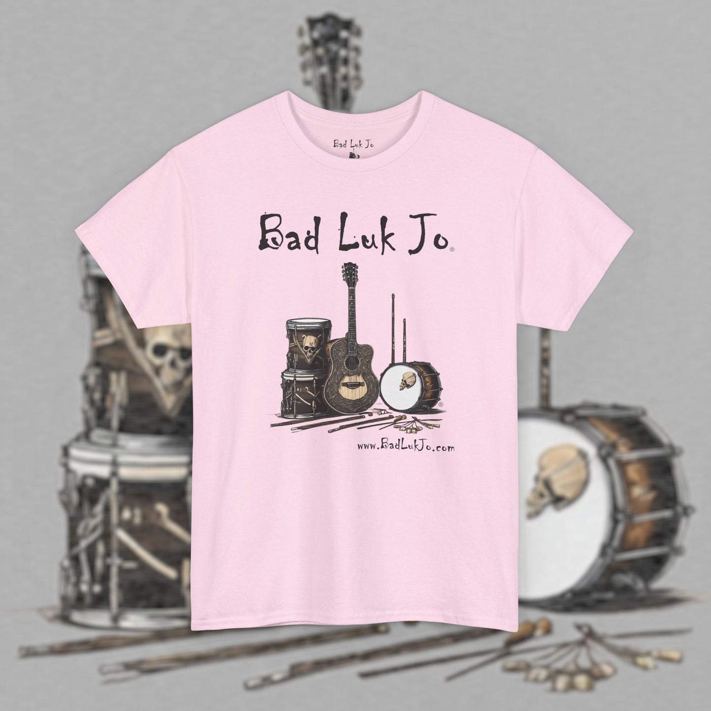 Bad Luk Jo Unisex Heavy Cotton Tee - Perfect Gift for Music Lovers - FREE ECONOMY SHIPPING